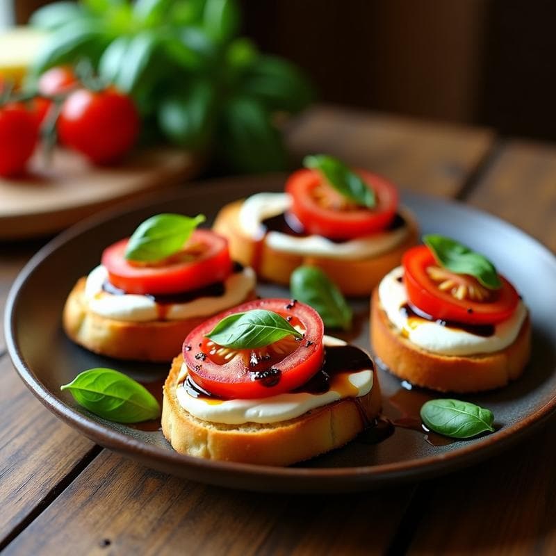 Tostadas Caprese en Airfryer: Receta Sin Horno con Tomate y Mozzarella Fresca