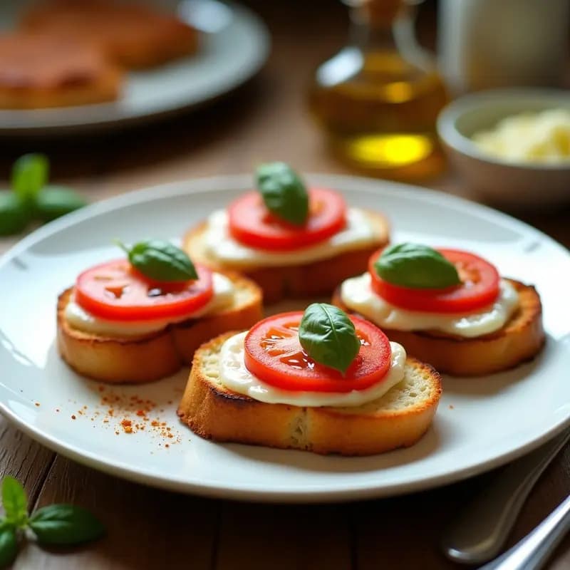 Tostadas Capresse Ahumadas en Airfryer: Receta Rápida y Sin Horno con Toque Gourmet