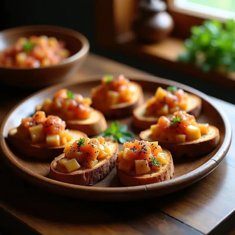 Tostadas de Pan de Centeno con Sarde en Saor: Receta Venezolana de Bacalao en Escabeche