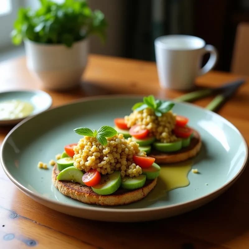 Tostadas Crudiveganas con Aguacate y Encurtidos: Receta Sin Cocinar en 10 Minutos