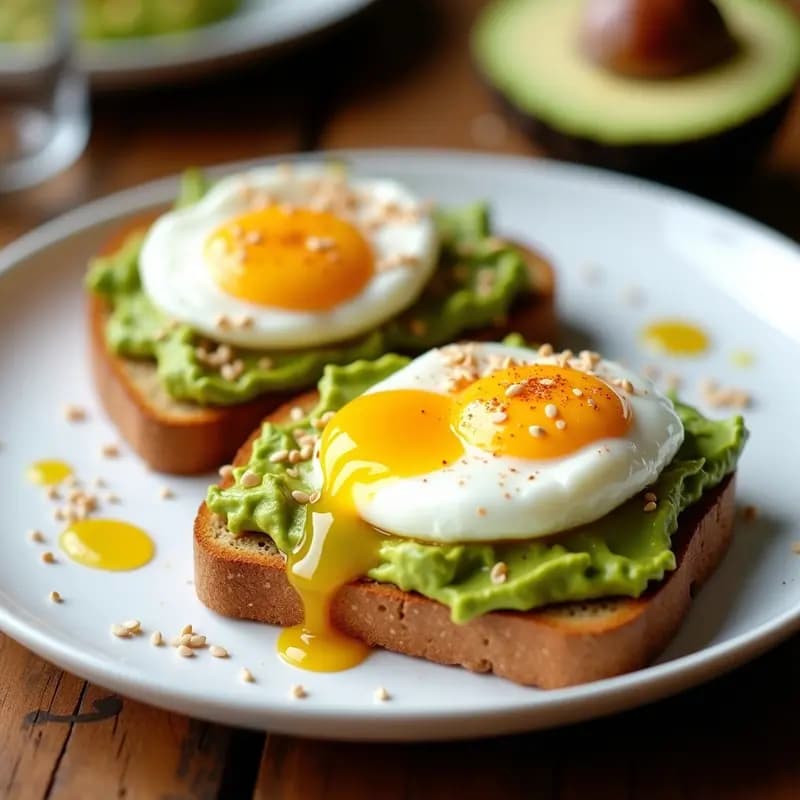 Tostadas de Aguacate y Huevo Poché en Airfryer: Receta Viral en 10 Minutos con Truco Infalible