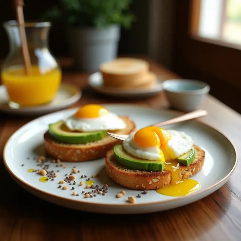 Tostadas de Avena y Plátano con Huevo: Receta Alta en Proteína para Desayunos Rápidos