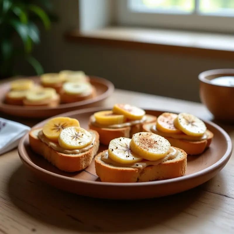 Tostadas de Pan de Espelta con Crema de Cacahuete y Banana: Desayuno Alemán Keto