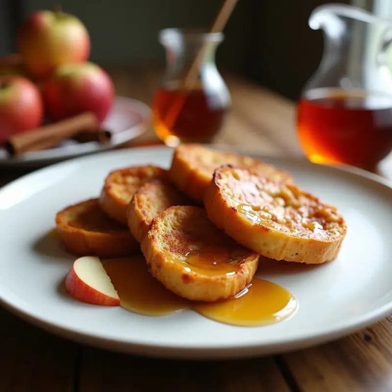 Tostadas Francesas con Jarabe de Arce: Desayuno Clásico Dulce y Esponjoso