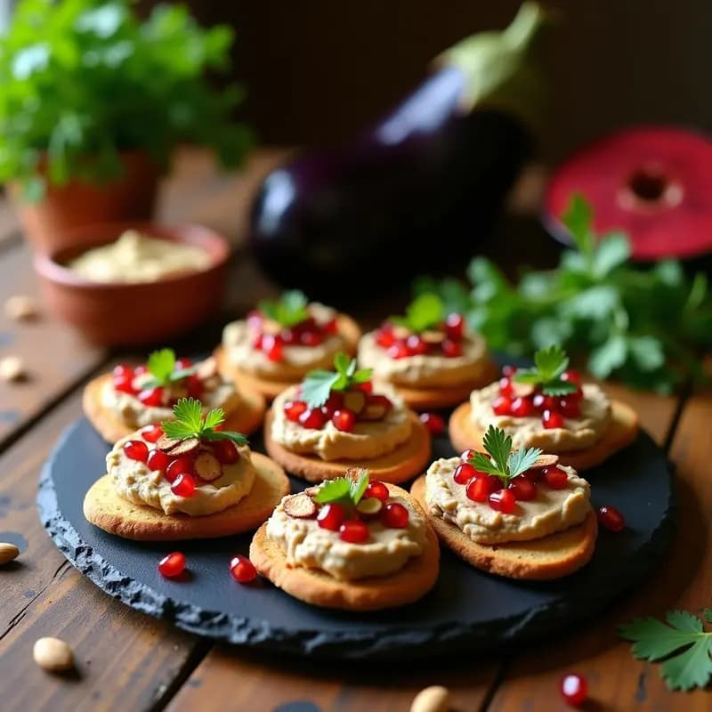 Tostadas Morunas con Berenjena Ahumada: Receta Árabe Rápida y Sin Gluten en 20 Minutos
