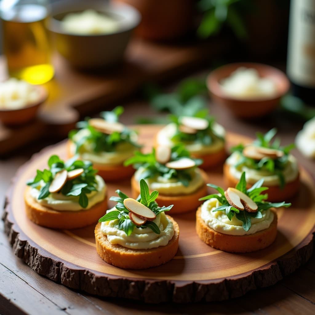 Tostadas de Pan de Arroz con Paté de Alcachofas y Trufa Blanca: Receta Italiana Crujiente