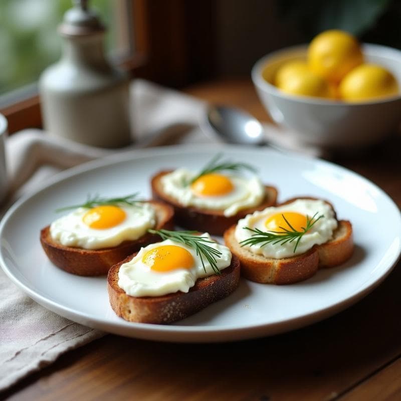 Tostadas de Pan de Centeno con Crema de Higado de Bacalao: Receta Escandinava