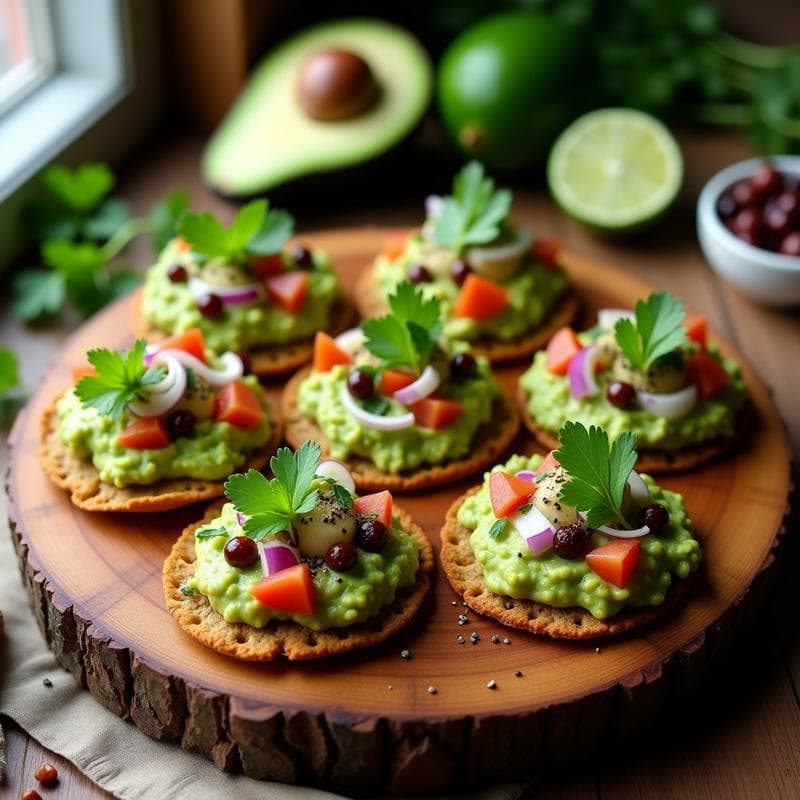 Tostadas de Pan de Insectos con Guacamole: Aperitivo Mexicano Innovador y Sostenible