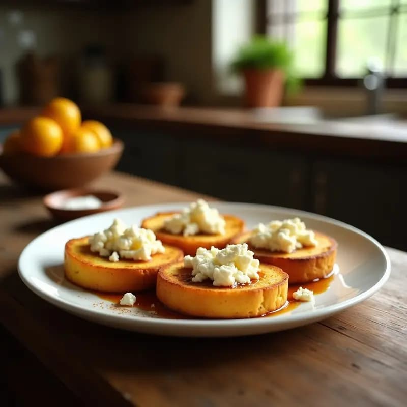 Tostadas de Pan de Maíz con Guarapo y Queso Fresco: Desayuno Colombiano Tradicional