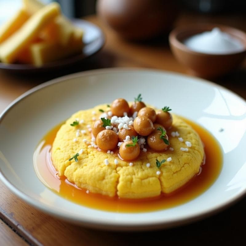 Tostadas de Pan de Millo con Guacamole y Huevos de Gallina Criolla: Desayuno Colombiano Tradicional