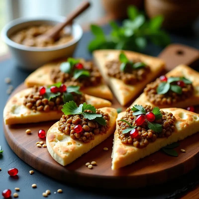 Tostadas de Pan de Pita con Mutabal de Berenjena: Receta Árabe Vegana y Crujiente