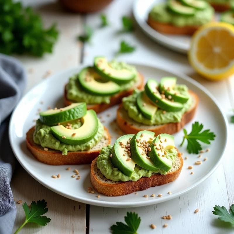 Tostadas de Pan de Semillas con Crema de Apio y Nueces: Desayuno Detox Keto