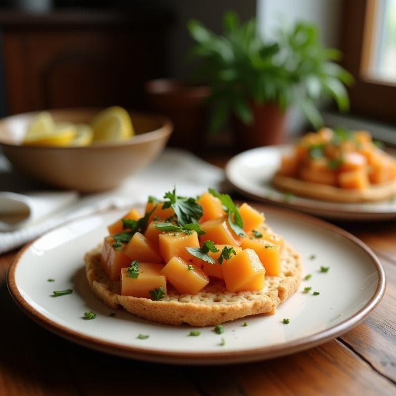 Tostadas de Pan de Yuca con Ceviche de Corazón de Palma: Entrante Ecuatoriano Sin Gluten