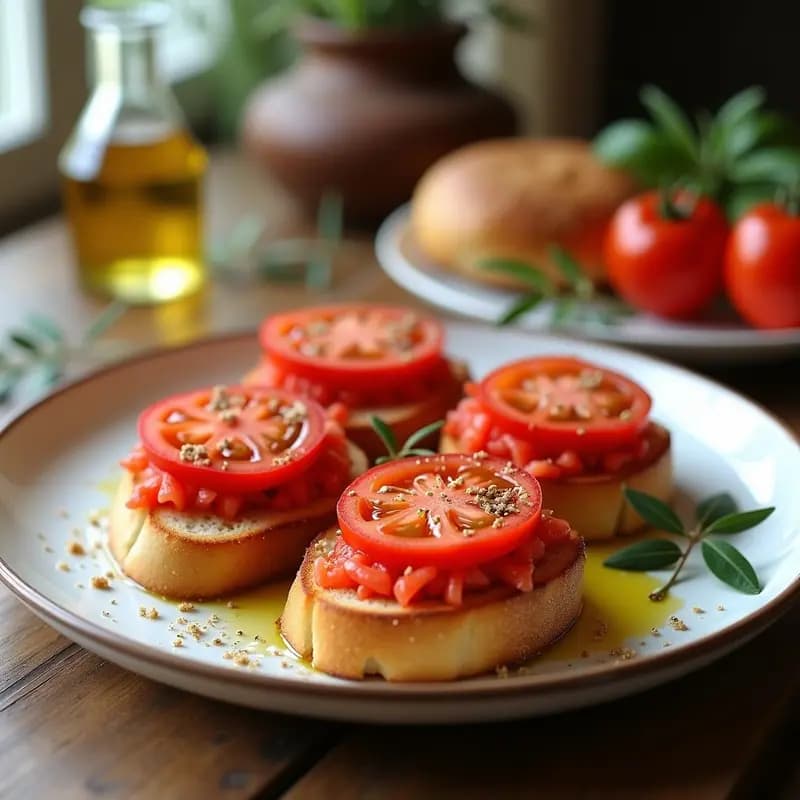 Tostadas con Tomate y Aceite de Oliva: Desayuno Catalán Rápido y Salutífero