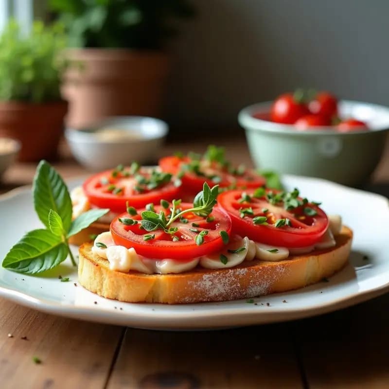 Tostadas de Tomate con Ventresca y Orégano: Desayuno Mediterráneo Rico en Omega-3