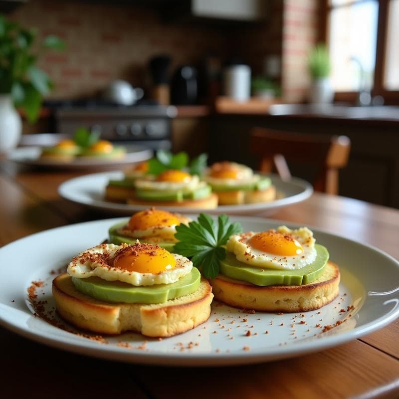Tostadas de Pan de Trigo Sarraceno con Aguacate y Huevos de Codorniz: Desayuno Alto en Proteína y Sin Gluten en 12 Minutos
