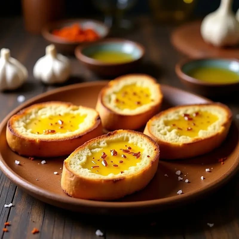 Tostas de Pan con Aceite y Ajo: Receta de Tapa más Sencilla y Sabrosa