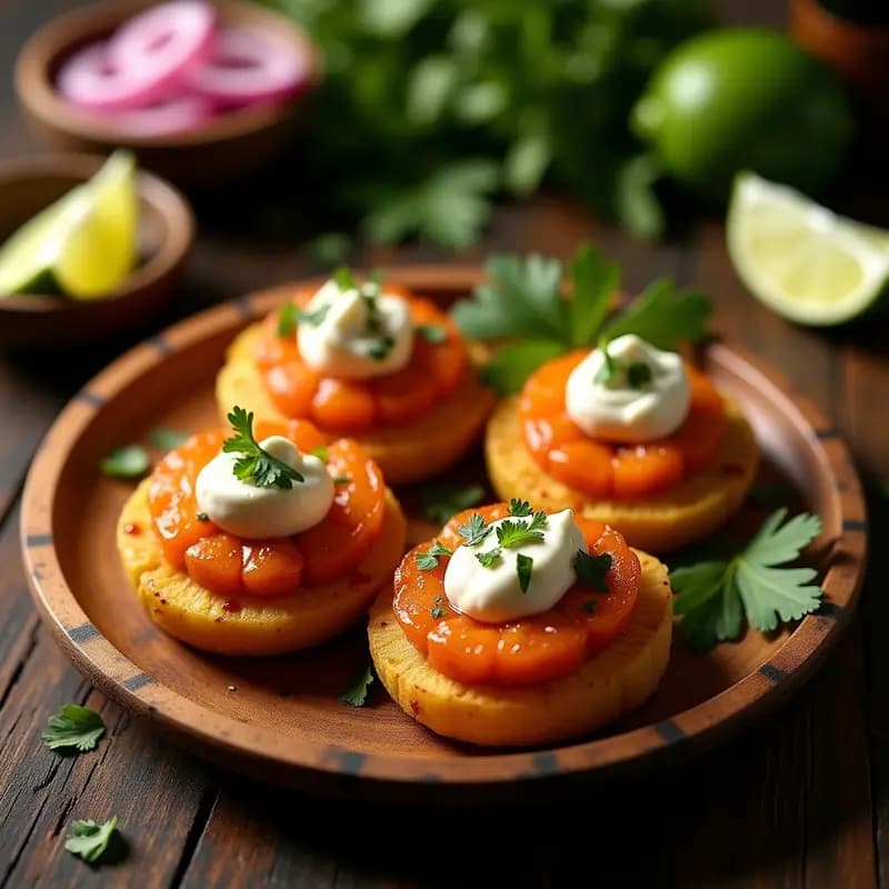 Tostones Rellenos de Camarones al Ajillo: Receta Puertorriqueña Crujiente y Picante