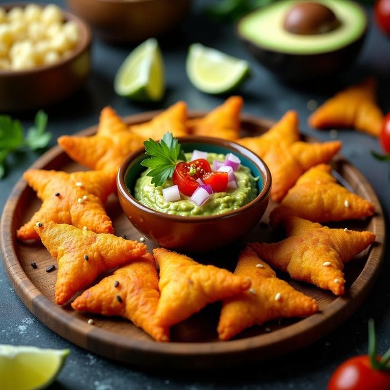Totopos de Lentejas con Guacamole de Aquafaba: Aperitivo Vegano Crujiente en Airfryer