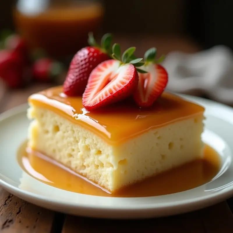 Tres Leches Colombiano con Arequipe y Fresas: Postre Esponjoso en 1 Hora