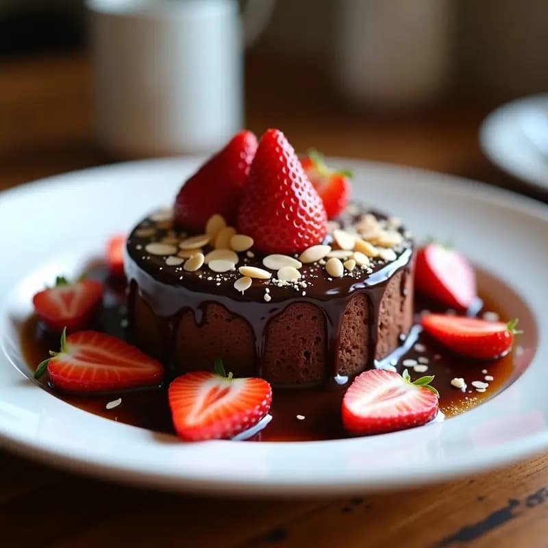 Tres Leches con Bizcocho de Chocolate y Fresas: Postre Latinoamericano Esponjoso