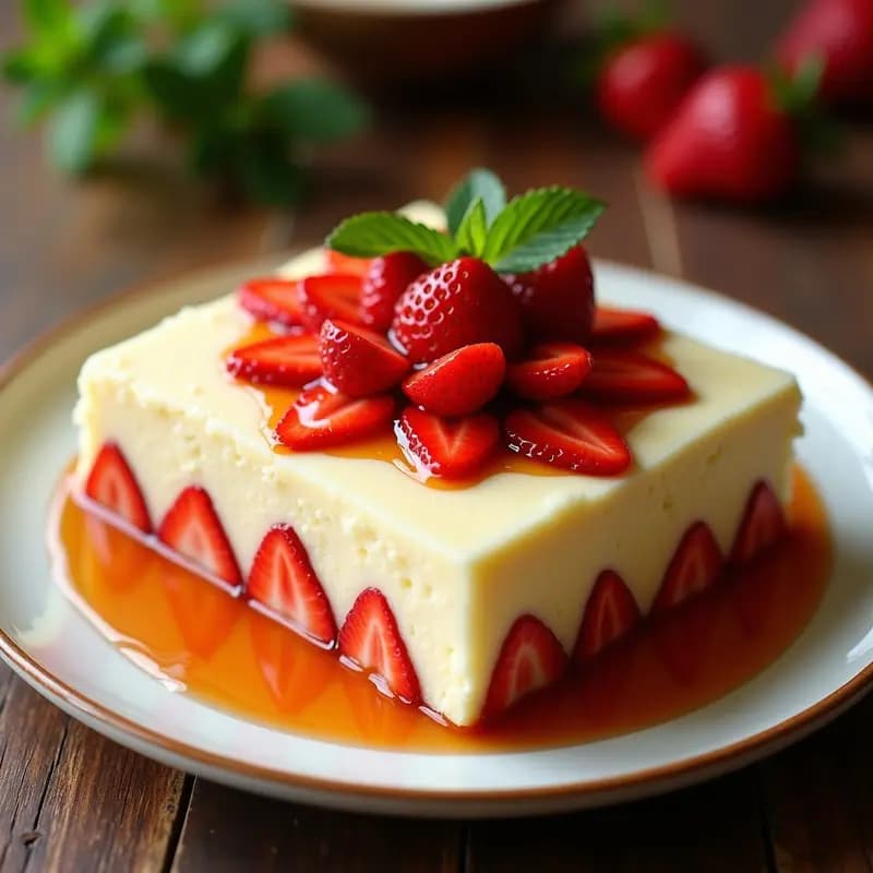Tres Leches con Fresas y Mermelada de Guayaba: Postre Latinoamericano Ultracremoso