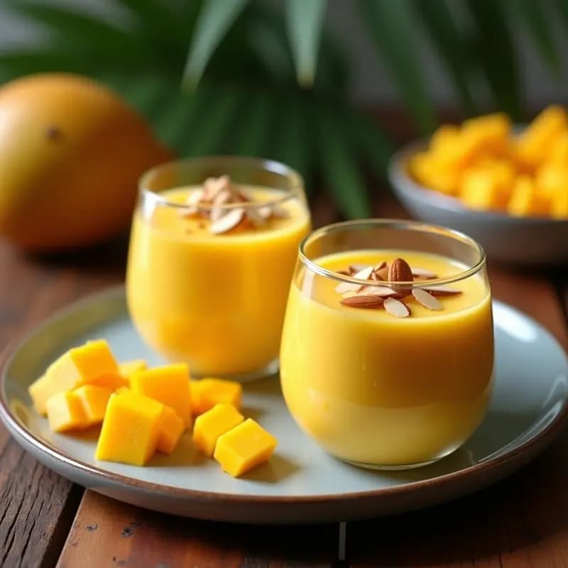 Tropiezos de Mango y Chontaduro: Postre Colombiano Tradicional Sin Azúcar y Vegano