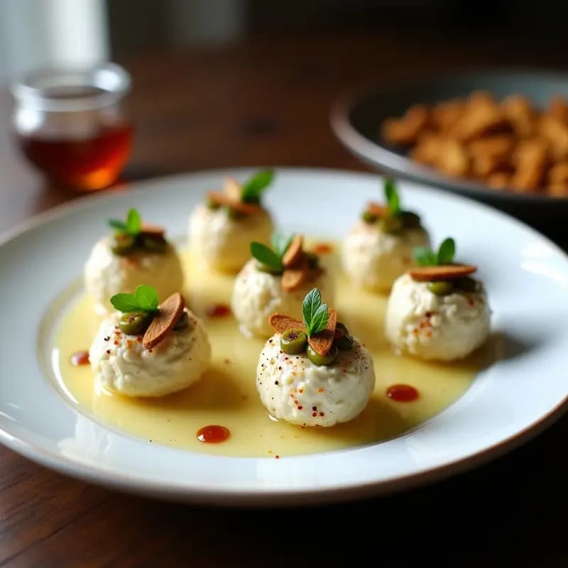 Trufa de Queso de Cabra y Piparras con Almendras: Tapa Vasca en 10 Minutos