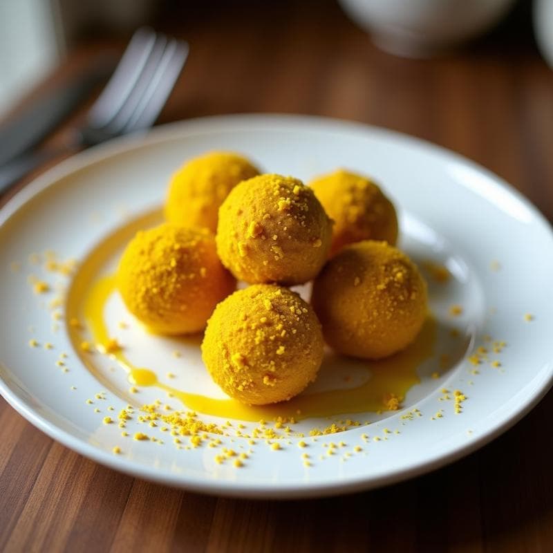 Trufas de Aceite de Coco y Cúrcuma: Postre Antiinflamatorio Keto en 3 Ingredientes