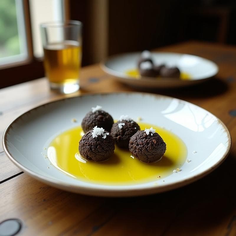 Trufas de Aceite de Oliva y Sal Marina: Postre Español Keto en 3 Ingredientes Sin Horno