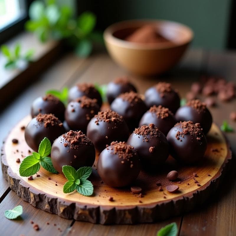 Trufas de Aguacate y Cacao: Postre Vegano Keto en 5 Ingredientes y Sin Cocción