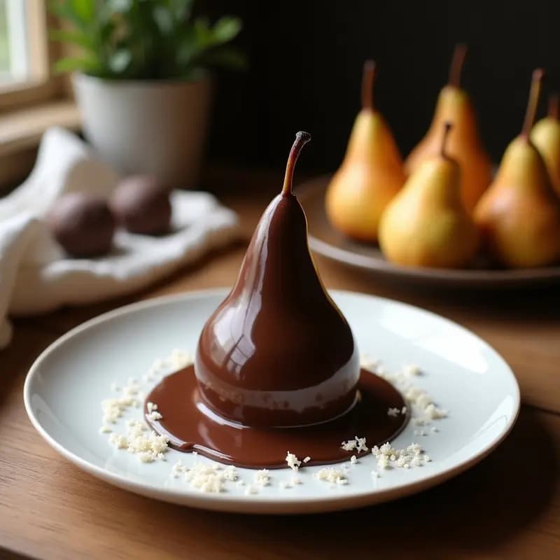 Trufas de Ainjou y Coco con Cobertura de Cacao: Postre Senegalés Vegano y Energético