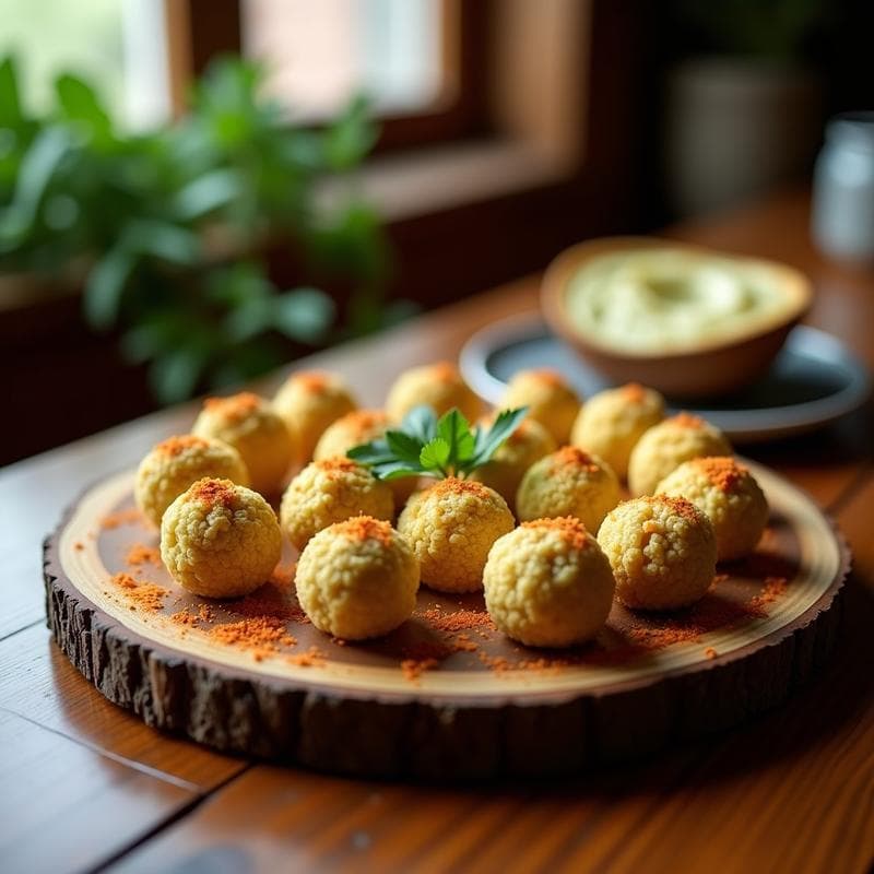 Trufas de Alcachofa y Parmesano Vegano: Aperitivo Gourmet Sin Lactosa en 3 Ingredientes