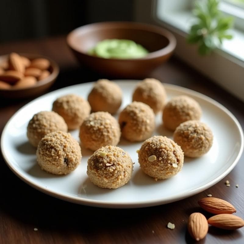Trufas de Almendra y Wasabi: Postre Japonés Sin Azúcar Alto en Grasas Saludables