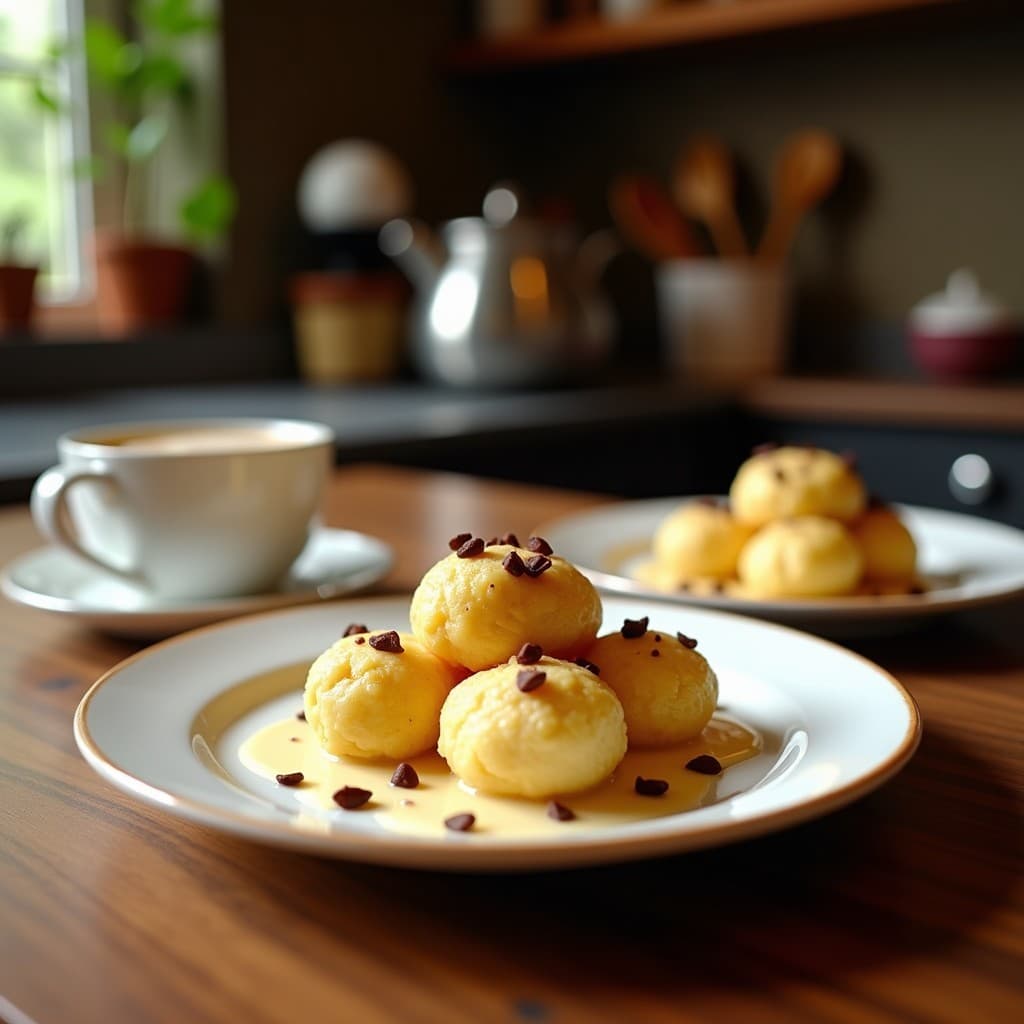 Trufas de Avena y Café con Relleno de Mantequilla de Almendras: Postre Sin Azúcar y Energético
