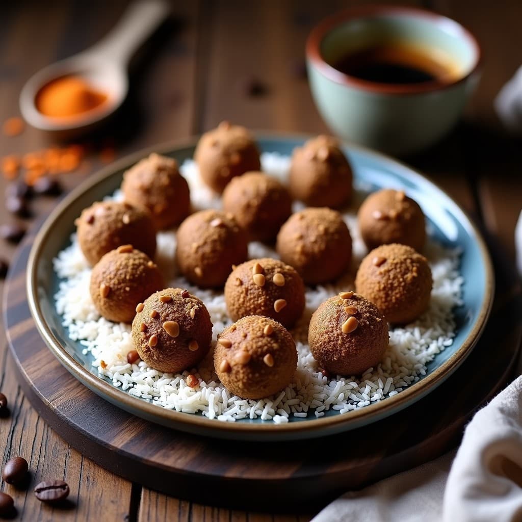 Trufas de Cacahuete y Café: Snack Keto Sin Horno con Toque de Pimienta de Cayena