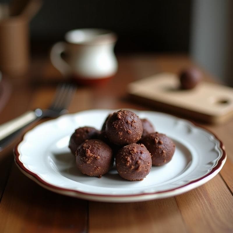 Trufas de Cacao y Aceite de Coco: Postre Keto Sin Azúcar y Sin Horno en 8 Minutos