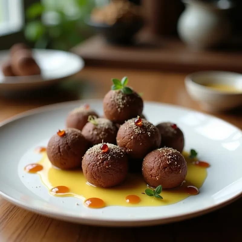 Trufas de Cacao y Aceite de Oliva: Bombones Mediterráneos Sin Azúcar y Keto