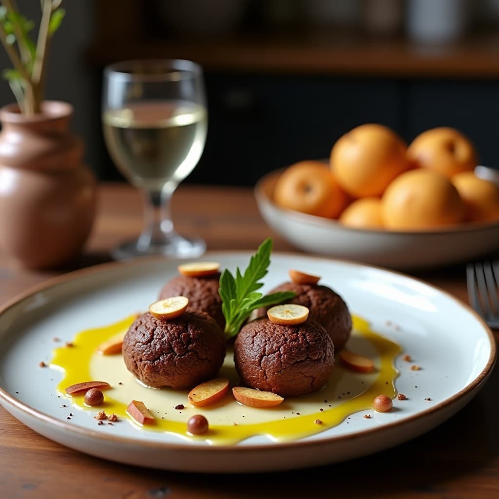 Trufas de Cacao y Aceite de Oliva con Relleno de Licor de Guindas: Postre Español Keto