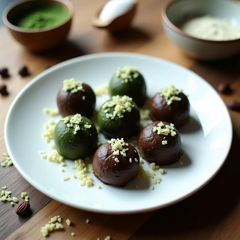 Trufas de Cacao y Algas Espirulina: Postre Keto Sin Azúcar y Alta en Nutrientes