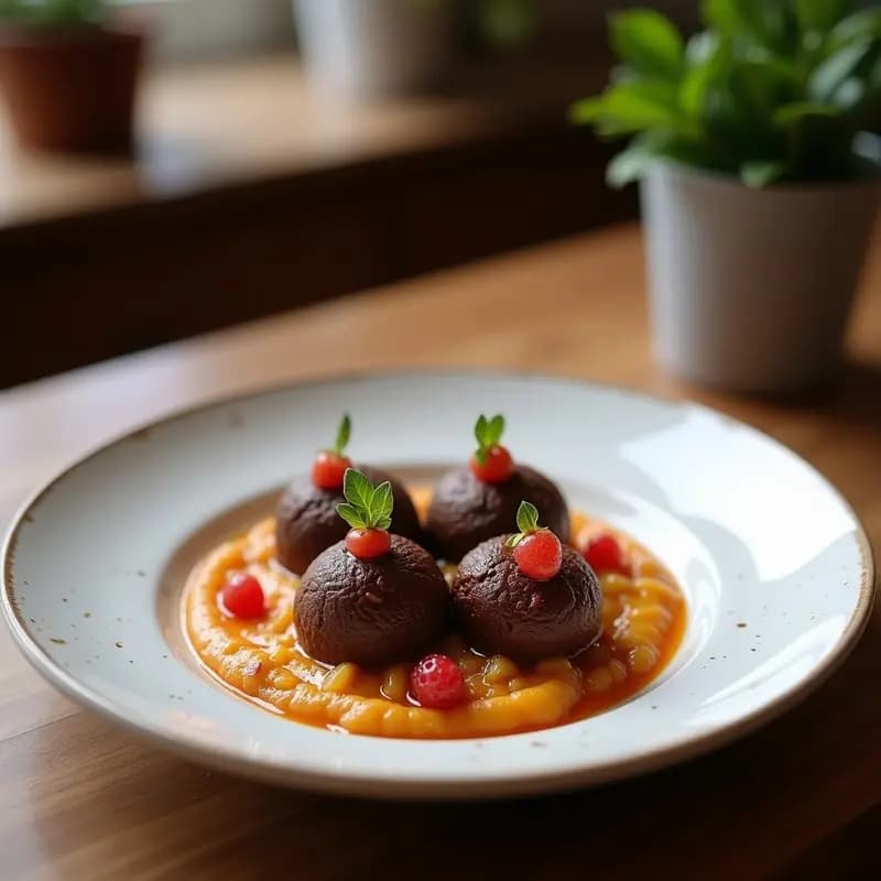 Trufas de Cacao y Algas Nori con Relleno de Frutos Secos: Postre Saludable y Rico en Omega-3