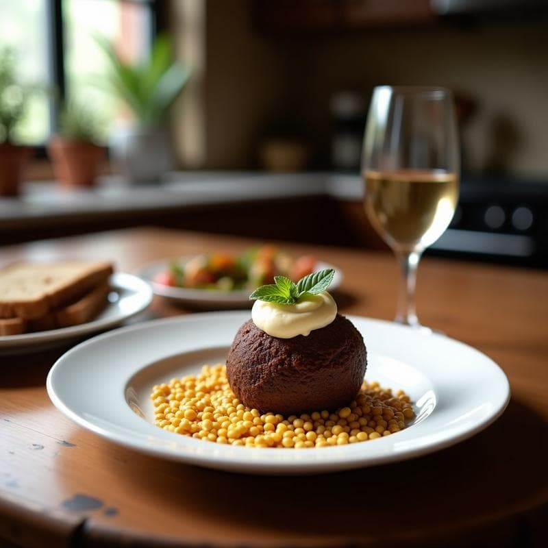 Trufas de Cacao y Almendra con Relleno de Crema de Cacahuete: Postre Keto en 4 Ingredientes
