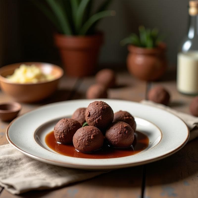 Trufas de Cacao y Avellana con Esencia de Vainilla: Postre Keto en 3 Ingredientes