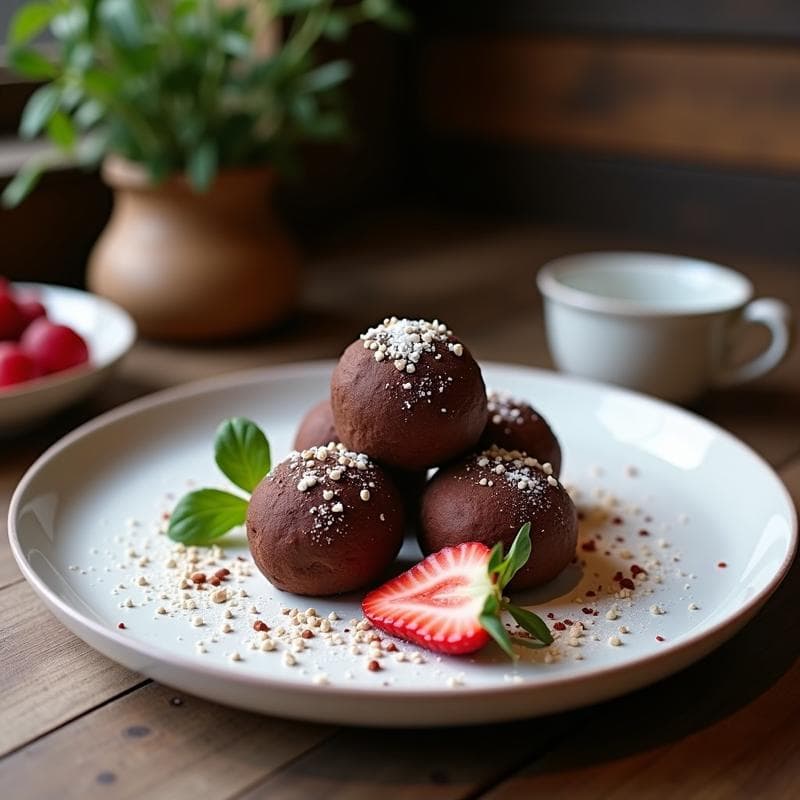 Trufas de Cacao y Avellanas: Postre Keto Sin Azúcar y Rica en Grasas Saludables