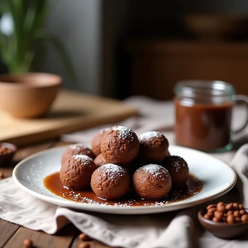 Trufas de Cacao y Avena: Receta Proteica Sin Horno en 10 Minutos