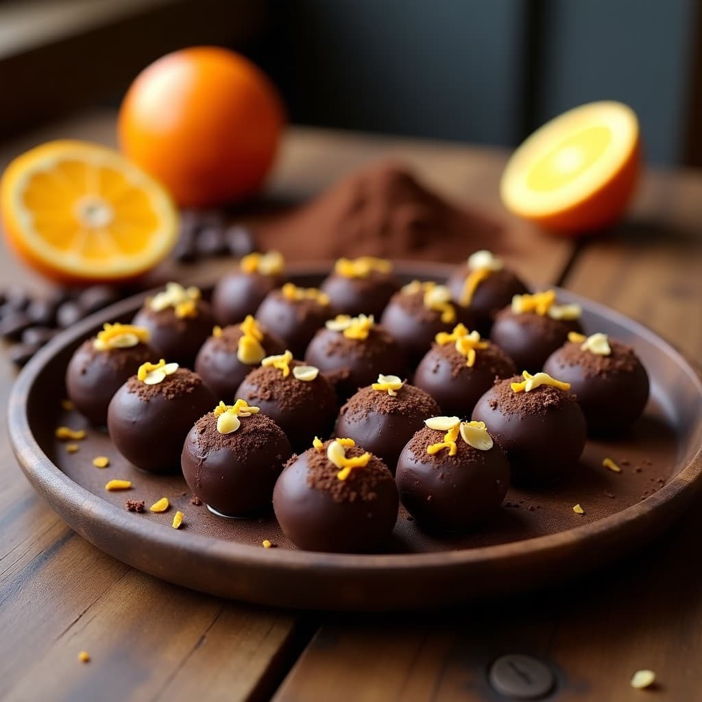Trufas de Cacao y Café con Esencia de Naranja: Postre Keto Sin Lácteos en Thermomix
