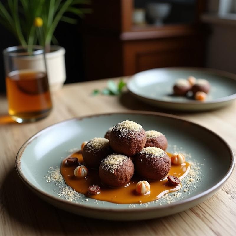 Trufas de Cacao y Nuez de Brasil: Postre Brasileño Vegano con Superalimentos