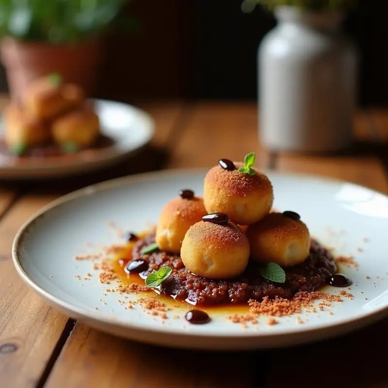 Trufas de Café y Avellana: Postre Español Keto con Eritritol