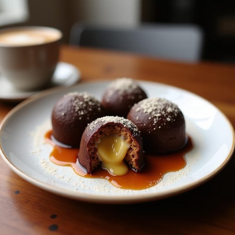 Trufas de Café y Avellanas con Cacao: Postre Italiano Sin Azúcar y Energético