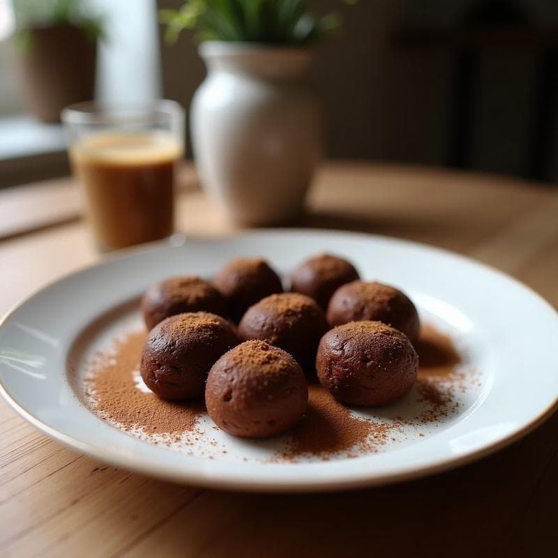 Trufas de Café y Cacao Puro: Postre Keto Sin Azúcar y con Toque a Espresso